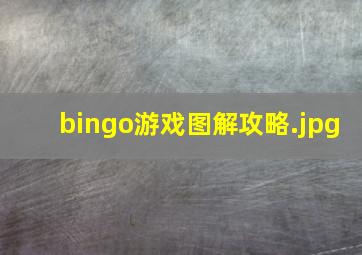 bingo游戏图解攻略